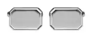 Hallmarked Mens Golfer Sterling Silver Cufflinks