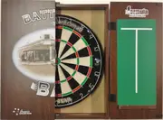 PRO STAR Dart Board Set BATTLERS BAR PUB HOLDEN CABINET