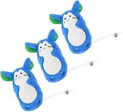 Garneck 3Pcs Plush Mouse Cat Interactive Pet Playthings for Indoor Cats Soft Plush Design Stimulates Hunting Instincts Present for Cat Lovers and Feline Fun