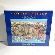 Charles Fazzino 2000 Piece Puzzle Historically Boston New Sealed