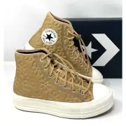 CONVERSE CTAS Lift Hi Quilted Epic Dune Platform Sneakers A08721C Womans Sz 9