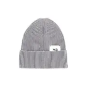 ADIDAS Y-3 YOHJI YAMAMOTO CL WOOL UNISEX BEANIE HAT GRAY WITH LOGO BRAND NEW