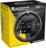 Thrustmaster Leather 28GT Wheel Add-On + T-3PM Racing Pedals [New ] PC Games