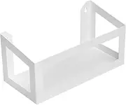 Wall Mounted Vinyl Records Storage Rack,Hanging Record Holder,CD Display for Albums,Minimalist White Display Shelf for Wall