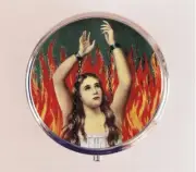 Anima Sola Pill Box Case Pillbox Holder Trinket Stash Catholic Goth Purgatory