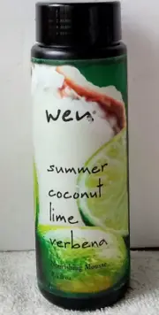 Wen Summer Coconut Lime Verbena Nourishing Mousse Hair Volume 7.5 oz Sealed