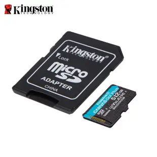Kingston 金士頓 512G Canvas Go! Plus microSDXC UHS-I C10 U3 記憶卡