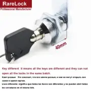 Tubular Key Cam Lock for Tool Box School Case Gym Cabinet Drawer Office Table Tr