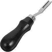 CORHAD Leather Edge Skiving Tool Convenient Beveler for DIY Projects and Trimming Versatile and Practical Leather Craft Tools for Beginners and Professionals