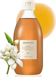 AROMATICA Embrace Body Wash Neroli & Patchouli 10.14fl.oz./300ml - Floral Body Wash for Women | Relaxing Your Body & Mind | Vegan, Sulfate Free
