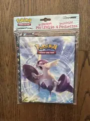 POKEMON TCG: XY6 ROARING 4-POCKET PORTFOLIO TRADING CARD ALBUM BINDER - New