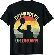 [X.Style] Retro Water Polo Shirt - Funny Quotes Shirt Gift Idea ds1316 T-Shirt Black
