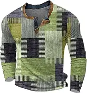 [Generic] Dry Long Sleeve Men Button T Shirt Fashion Casual T Shirt Men Soft