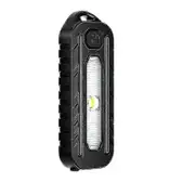 Led White Red Blue Shoulder Police Light With Clip Usb Rechargeable Flashlights Warning Style B