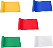 Nylon Golf Flag Golf Putting Green Flag Training Hole Pole Cup Banner 18x12cm 5PCS Banner mini Flags for Putting