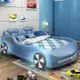 ﹉⊙✁兒童造型床  卡通床  造型床 汽車床兒童男孩床單人床帶護欄分床神器卡通床車造型賽車房車子型