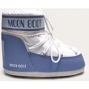 MOON BOOT Grey and White Icon Low, Grey