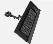 Vivo NEW Full Motion Universal 26 Inch Keyboard & Mouse Pole Mount Tilting Tray