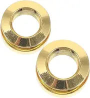 Totority End Pin Button Cap for Acoustic Guitar Pickup Socket Bass Strap Buttons Air Cushions Enhance Sound Guitar Parts