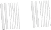 TEHAUX Sets Chalkboard Markers Set White Erase Marker Pen White Paint Pen Erasable Gel Round Brush Tip Office Classroom Pcs
