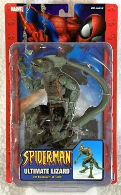 Spider-Man Classics Ultimate Lizard Figure Tail Attack ToyBiz Marvel Legends NEW