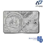 2018 25th Anniversary Silver Kangaroo Silver Bar & Coin 3oz