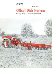 IH McCormick No. 45 Offset Disk Harrow Heavy Duty Wheel Controlled Brochure