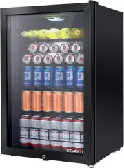 Bar Fridge, 115L Mini Fridges Organiser Refrigerator Chest Freezer Portable Smal