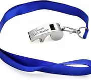 OnePlace Gifts Personalized Coach Whistle with Lanyard, Bottle Opener and Key Ring, Custom Team Sports Whistle, Safety Survival Whistle Engraved