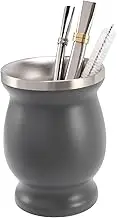 Moovul Double-Wall Stainless Yerba Tea Cup Set Coffee Water Cup with 2 Bombillas Straws Spoon&Clean Brush 8oz
