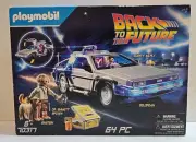 Playmobil Back to the Future Delorean 70317 with Marty Einstein Dr. Brown New