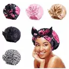 Elastic Waterproof for Long Short Braids Shower Bonnet Shower Cap Bath Hair Cap