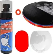 Table Tennis Rubber Cleaning Kit | Table Tennis Racket Rubber Cleaner Spray,Paddle Edge Protection Tool Set with Sponge, Cleaning Supplies for Optimal Spin & Control
