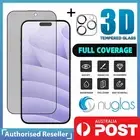 Screen Protector For iPhone 16 Pro Max 15 Nuglas Full 3D Privacy Tempered Glass