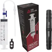 KOM Cycling Tubeless Sealant Injector Syringe and Presta Valve Core Removal Tool by Designed for Stans No Tubes sealant and Other sealants