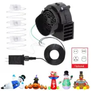 12V 0.5A Inflatable Blower Replacement Air Blower Fan Blower Motor W/ 3 Light
