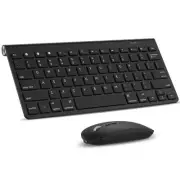 Bluetooth Keyboard and Mouse, [Type-C Rechargeable Mouse][Silent Scissor Swit...