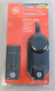 GE Countdown Timer - Outdoor with remote control - Christmas Security lighting