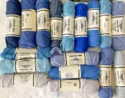 Elsa Williams Needlepoint Embroidery Lot of 17 Skeins 100% Wool Moth Proof M