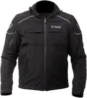 MUGENRACE Srippy waterproof Softshell Jacket, black-grey, Size 2XL for Men Black Grey
