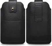 Phone Pouch 6.9 inch Phone Holster Compatible with iPhone 15/14/13/12 Pro Max 15/14 Plus,Universal Pouch Sleeve Bag Compatible with Galaxy S24/S23/S22/S21/S20/Note 20 Ultra/Pixel 8/7/6 Pro Belt Clip H