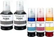 [ExtraPrint] 5-Pack Compatible Ink Tank for Canon GI-61 GI61 Ink Bottles for Canon PIXMA G3620 G3625 G3660 MegaTank [2BK,1C,1M,1Y]