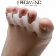 PEDIMEND™ 5 Toes Aligner Rubbing Protector Overlapping Separator Sleeve 1PAIR UK