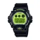 【CASIO G-SHOCK】千禧風夜光圓形休閒電子腕錶-復古黑/DW-6900RCS-1