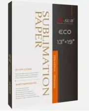 5 pack A-SUB Eco Sublimation Paper 13" x 19" 500 sheets 125g Heat Transfer NEW