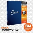 Elixir 12106 Electric Guitar Strings 7-String Nanoweb Medium 11-59 E-NW-7M - BM