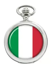 Italy (Italian Flag) Pocket Watch