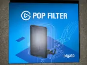 Elgato Pop Filter - Anti-Plosive Noise Shield Eliminates Pops and Hisses, Black