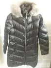 MICHAEL KORS MK Long Puffer Jacket Down Winter Coat Jacket Metallic Silver $295