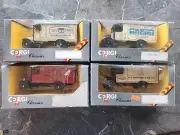 4 Corgi Classics 1:43 Scale Box Van, James Keiller, Hp Sauce, Peerless, Rapport